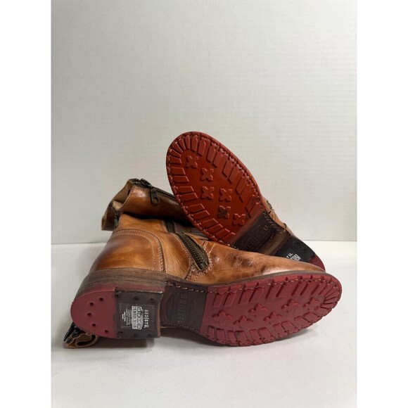 .7059 Bed Stu Glaye Wide Calf Tan Rustic-US-6.5 Womens - Picture 2 of 5